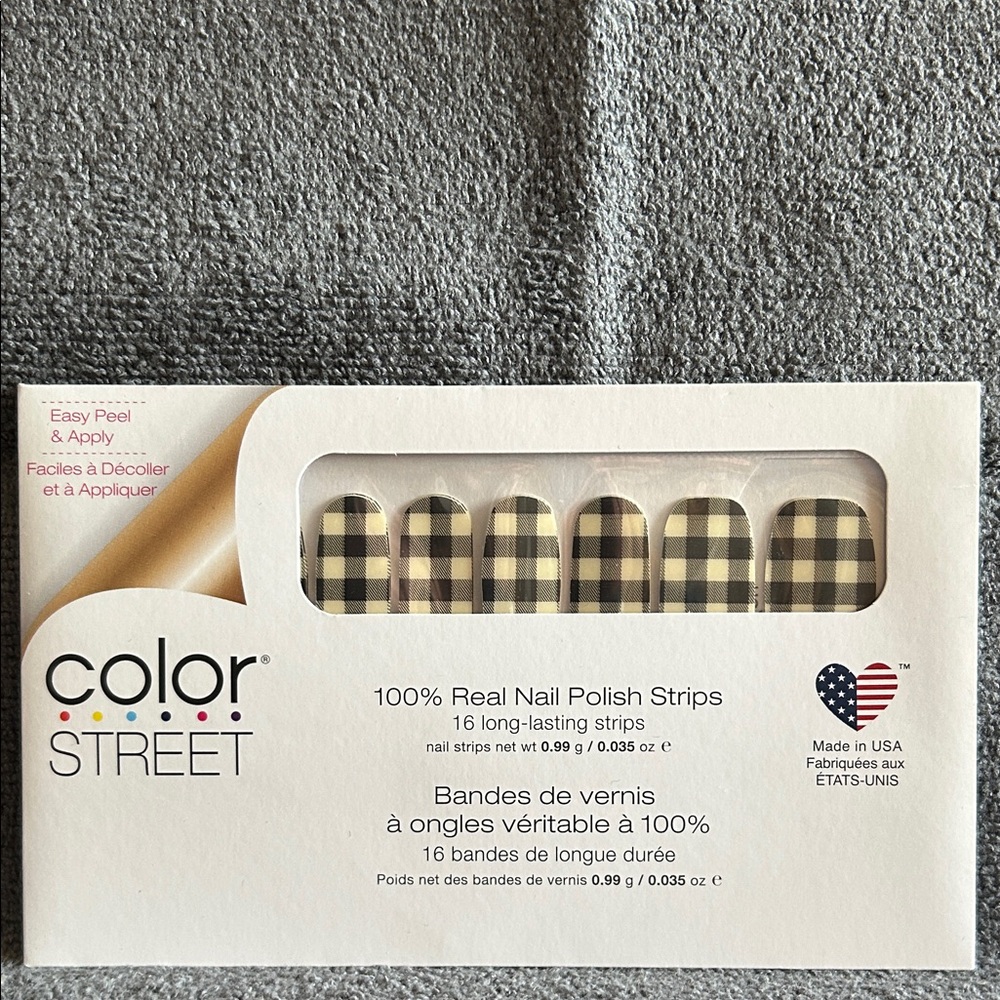 Color Street Plaid About You-Clear Overlay